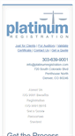 Mobile Screenshot of platinumregistration.com